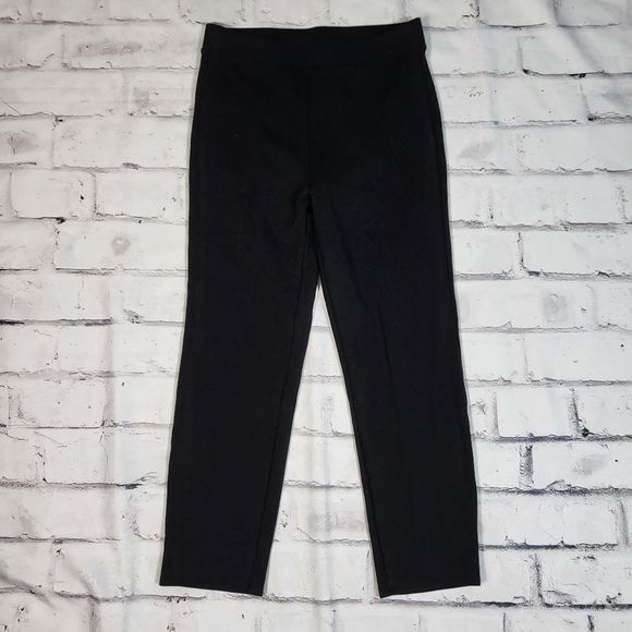 LYSSE Black Ponte Knit Signature Center Seam Skinny Pant Size Small - Picture 2 of 3
